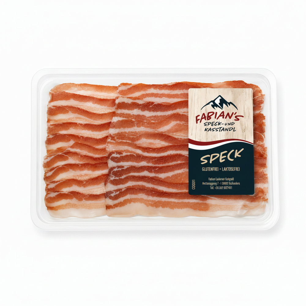 Bauchspeck geschnitten 80g Fabian